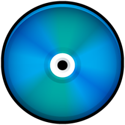 CD Colored Blue Icon 256x256 png